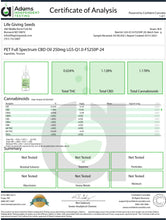 Load image into Gallery viewer, PET Full Spectrum 250mg Hemp Extract - 1oz