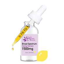 Load image into Gallery viewer, Broad Spectrum 1500mg Hemp Extract - LEMON 1oz