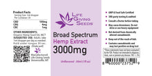Load image into Gallery viewer, Broad Spectrum 3000mg Hemp Extract - 1oz