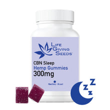 Load image into Gallery viewer, CBN Sleep 300mg Hemp GUMMIES - 30ct