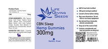 Load image into Gallery viewer, CBN Sleep 300mg Hemp GUMMIES - 30ct