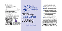 Load image into Gallery viewer, CBN Sleep 300mg Hemp Extract - 1oz