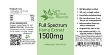 Load image into Gallery viewer, Full Spectrum 1500mg Hemp Extract - 1oz