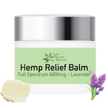 Load image into Gallery viewer, Full Spectrum 4000mg Hemp Relief BALM - Lavender (2oz)
