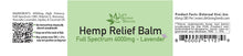 Load image into Gallery viewer, Full Spectrum 4000mg Hemp Relief BALM - Lavender (2oz)