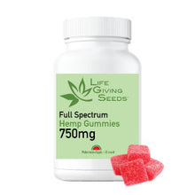 Load image into Gallery viewer, Full Spectrum 750mg Hemp Gummies (Watermelon/Apple)