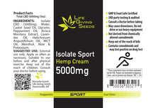 Load image into Gallery viewer, Isolate SPORT 5000mg Hemp Cream (5oz)