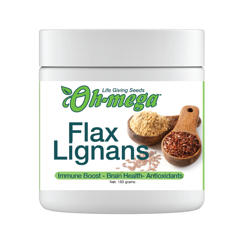 Oh-Mega Flax Lignans (Powder) - 1 Month – Life Giving Seeds