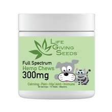 Load image into Gallery viewer, PET - Full Spectrum 300mg Hemp Chews