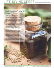 Load image into Gallery viewer, BULK Virgin Hemp Seed Oil - Natural (CONTACT FOR PRICING)