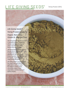 BULK Hemp 40% Protein Powder or Cake - USDA Organic (CONTACT FOR PRICING)
