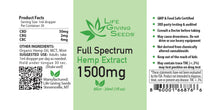 Load image into Gallery viewer, Full Spectrum 1500mg Hemp Extract - MINT (1oz)