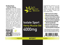 Load image into Gallery viewer, Isolate SPORT 4000mg Hemp Muscle Gel (3oz)