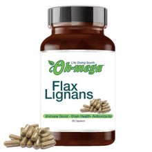 Load image into Gallery viewer, Oh-Mega Flax Lignans - 90 Capsules